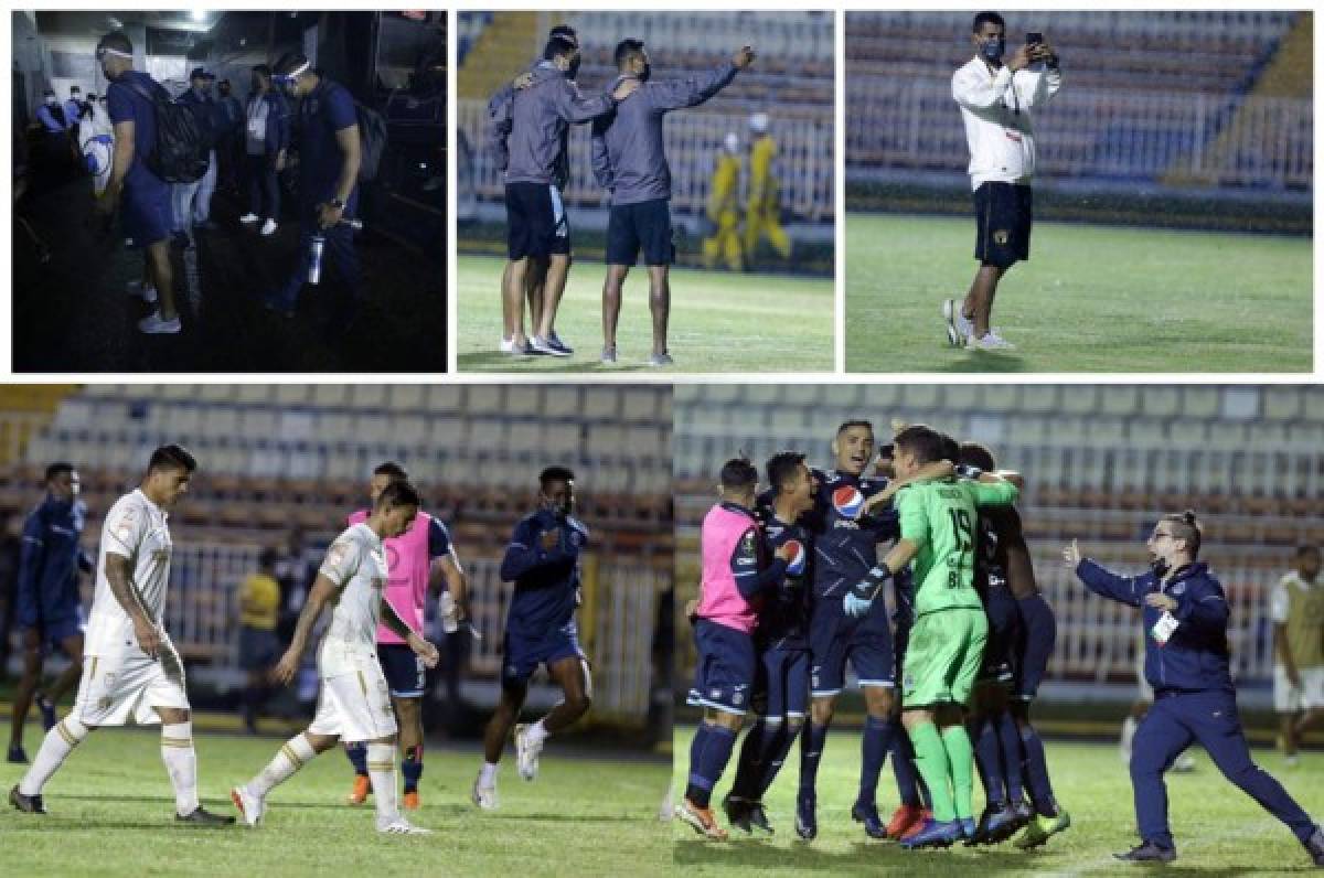 ¡Selfies y festejo! Las fotos de la dramática clasificación del Motagua a octavos de Liga Concacacaf