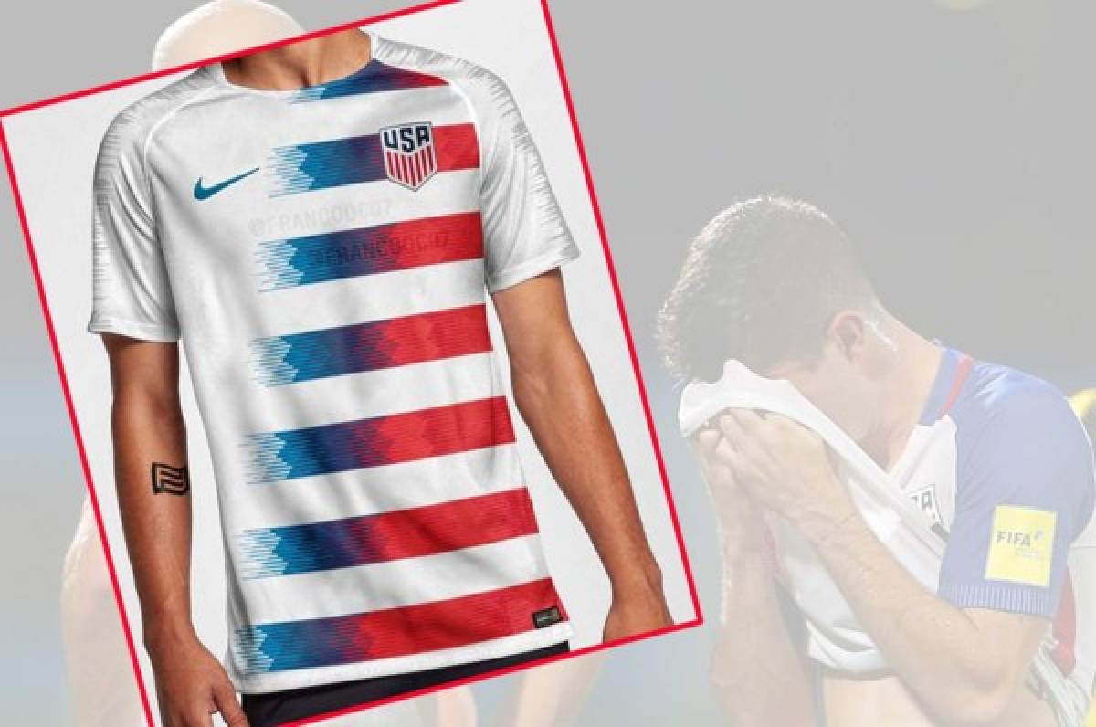 Se filtra la camiseta que iba a usar Estados Unidos en el Mundial 2018