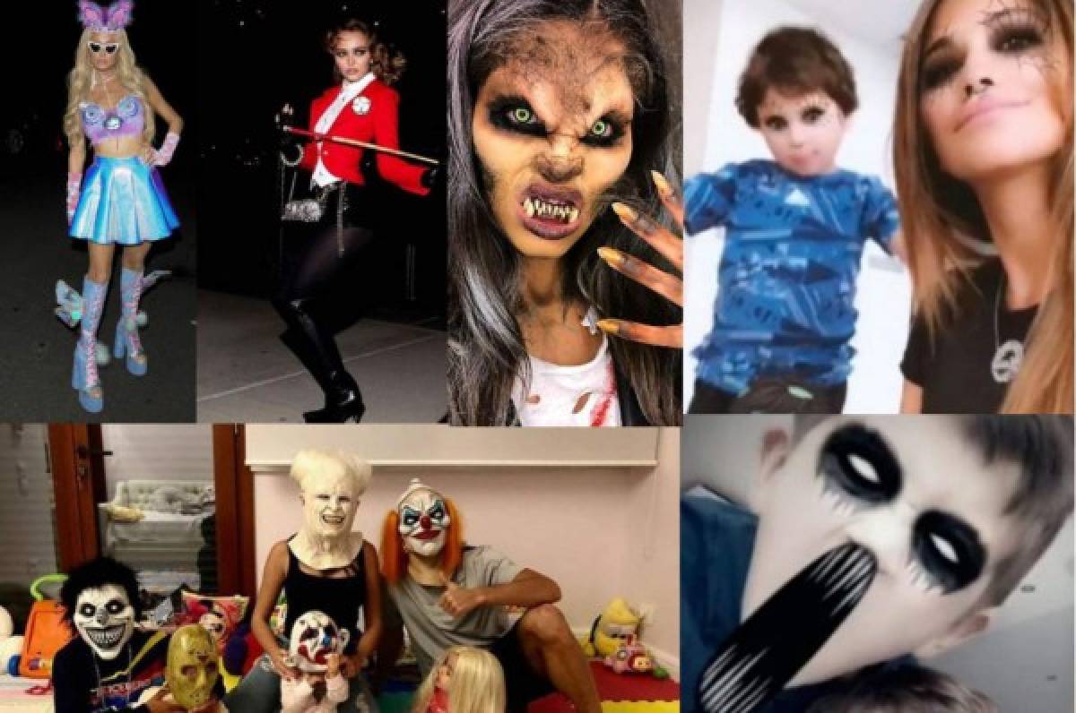 Los disfraces de los futbolistas y famosos para celebrar Halloween 2018