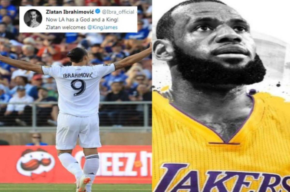 Zlatan Ibrahimovic sobre Lebrón James: 'Los Ángeles ahora tienen un Dios y un Rey'