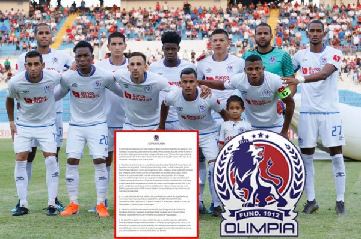 Olimpia solicita cambio de horario para el clásico ante Motagua en Comayagua