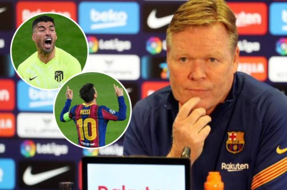 Koeman calentó el regreso de Luis Suárez al Camp Nou y habló de la renovación de Messi: 'Sería la mejor planificación'  