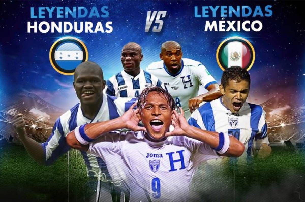 Leyendas de Honduras vs Leyendas México, cara a cara en Chicago este 21 de agosto