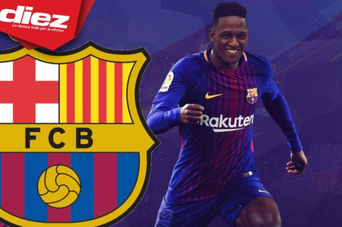 ¡Yerry Mina ya es el nuevo jugador del FC Barcelona!
