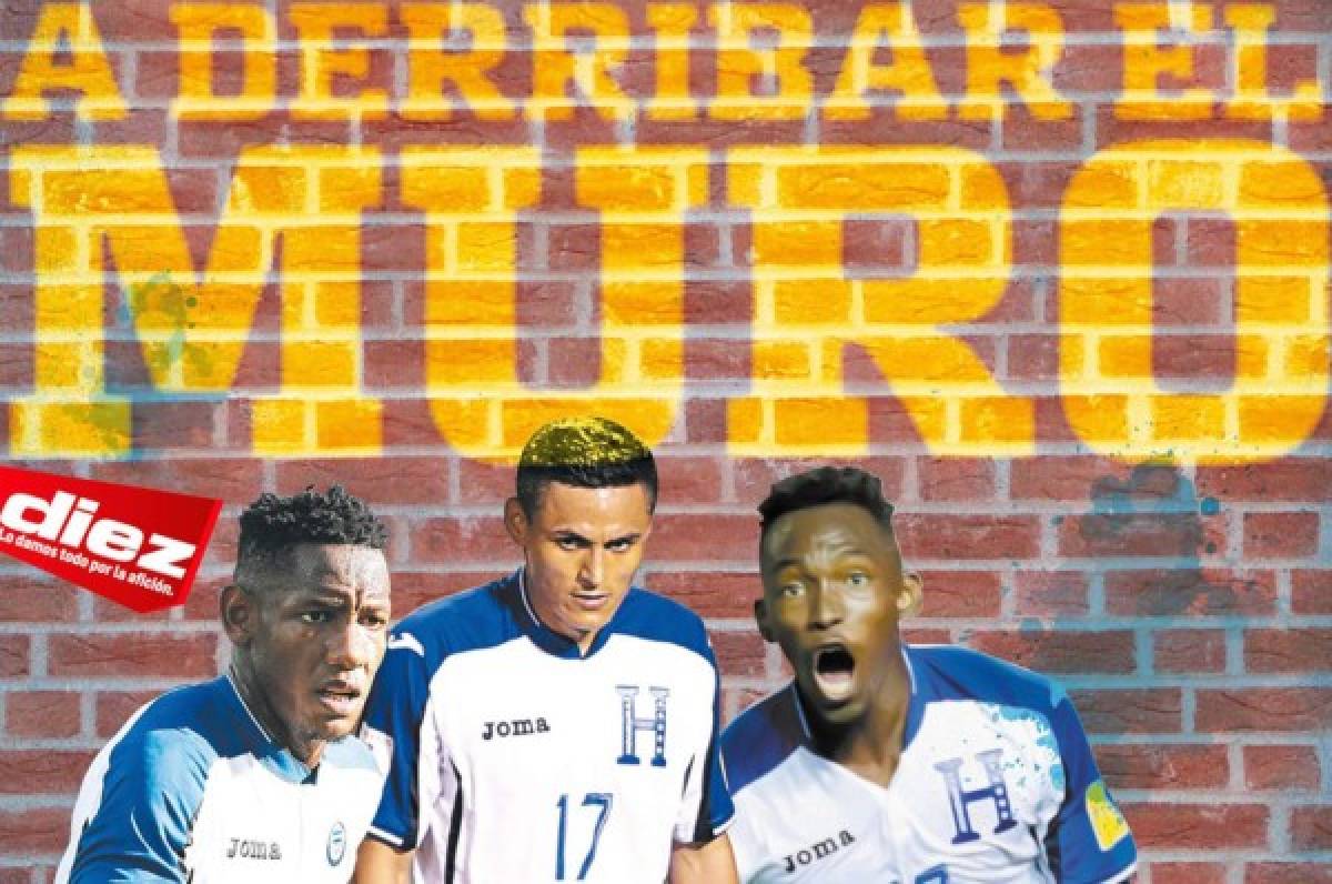 Selección de Honduras buscará derrumbar el muro de los Estados Unidos
