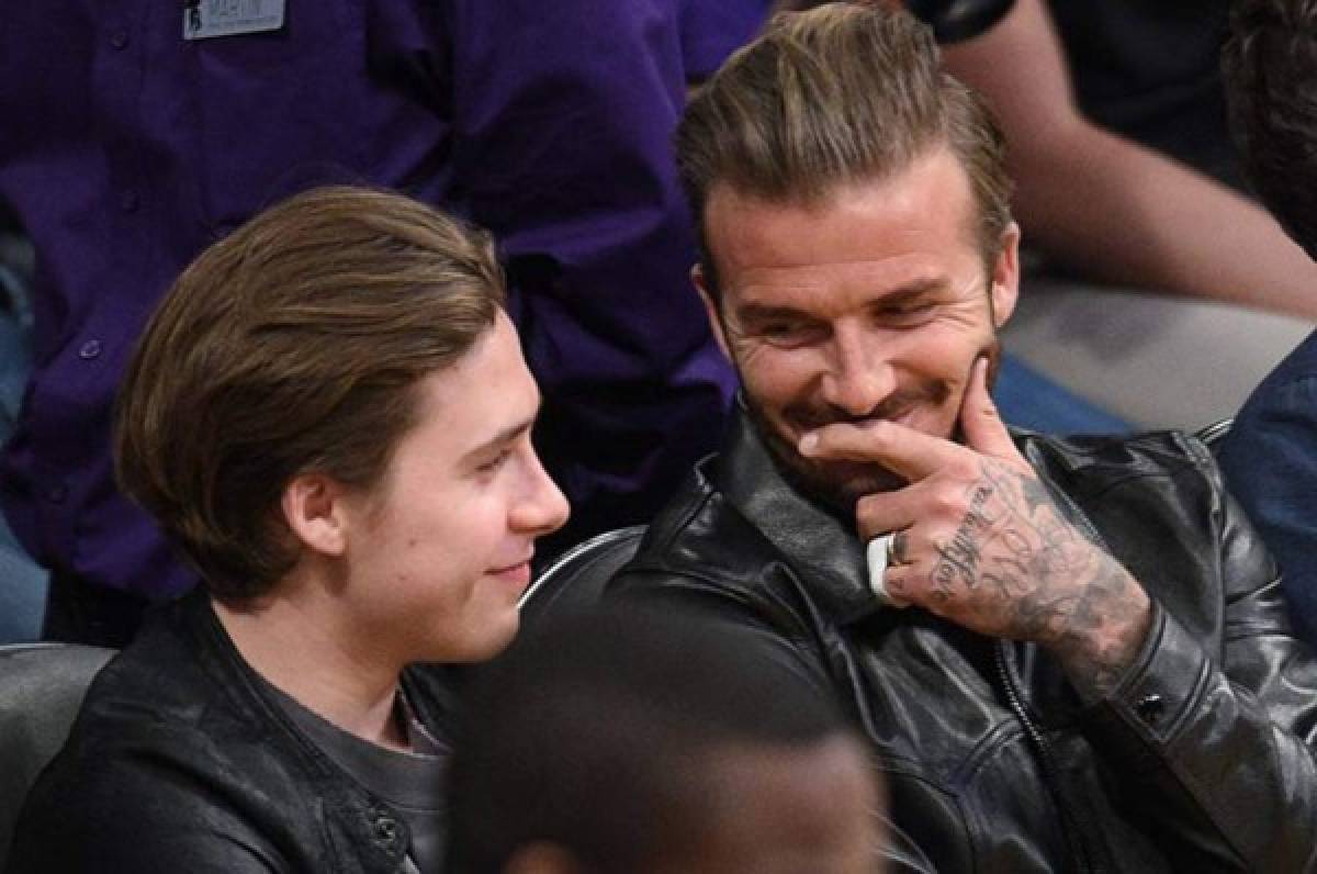 David Beckham trolea a su hijo en redes sociales