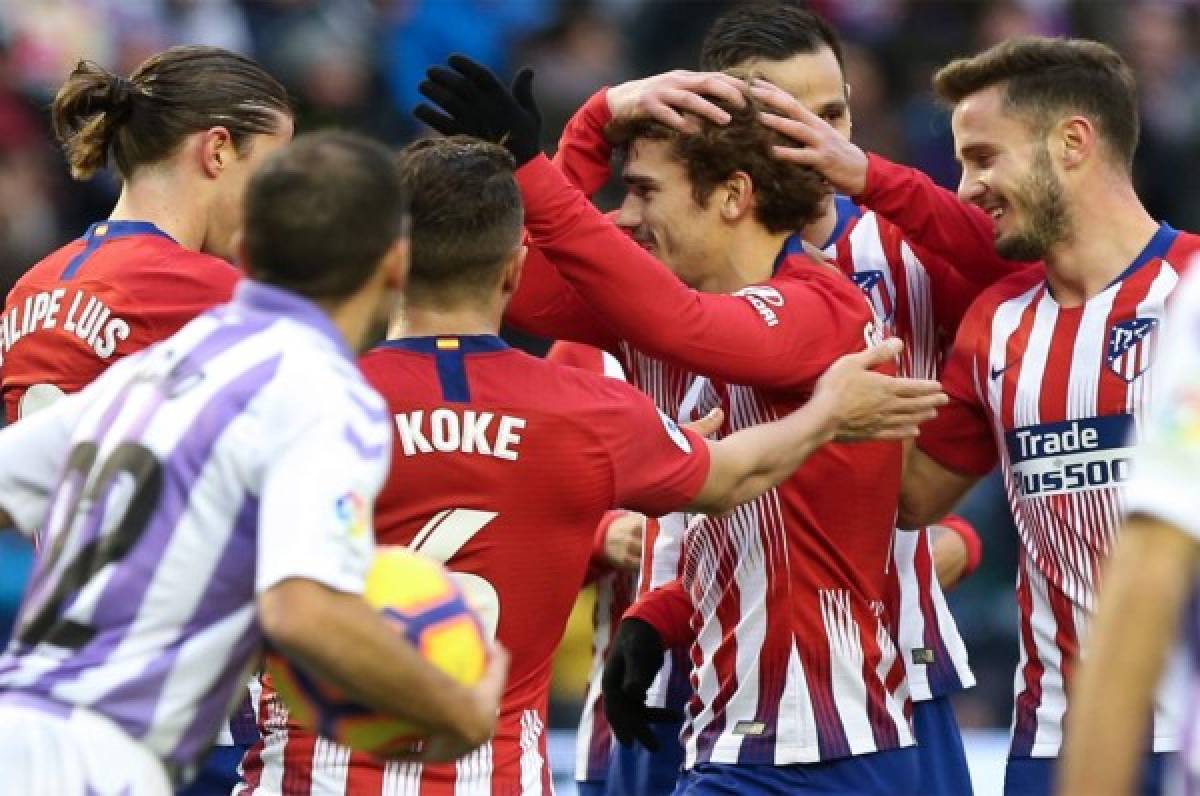 Antoine Griezmann rescata al Atlético de Madrid en Valladolid