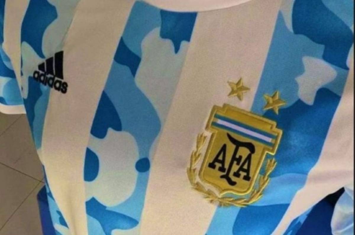 Polémica por el nuevo diseño de la camiseta de la selección de Argentina de Lionel Messi
