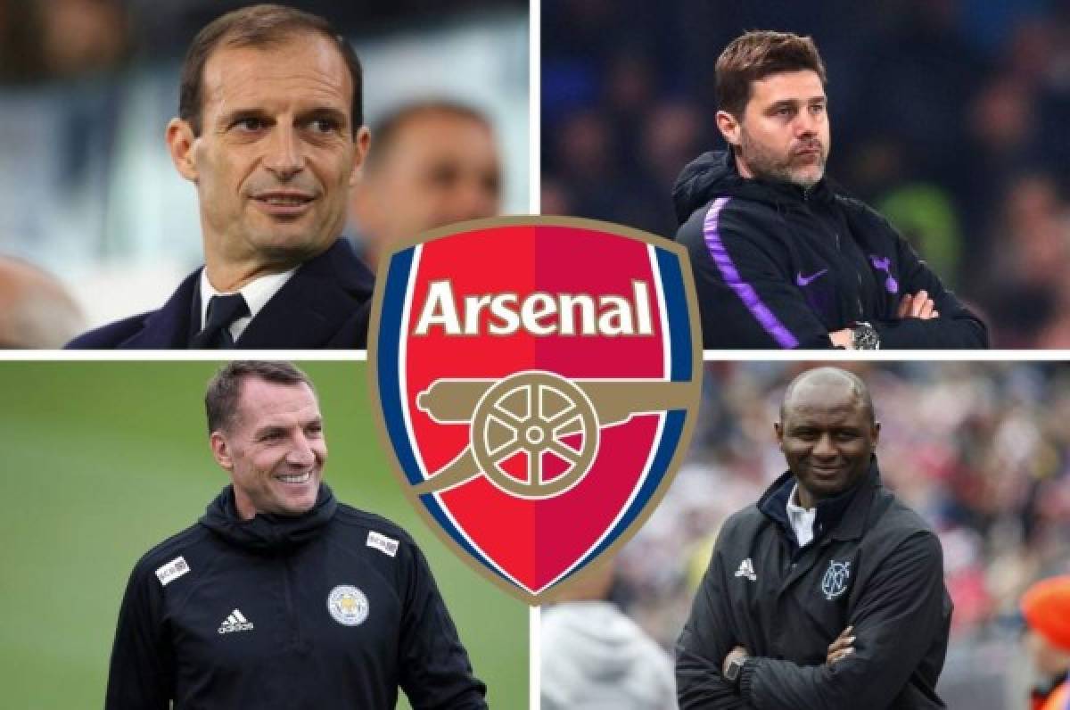 La potente lista de técnicos que suenan para suplir a Emery y sacar al Arsenal de la crisis