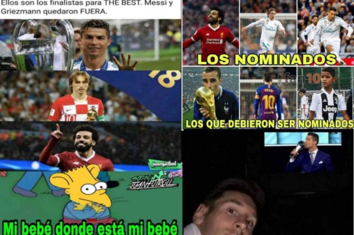 Los memes contra Messi tras quedar afuera de los finalistas del Premio 'The Best 2018'