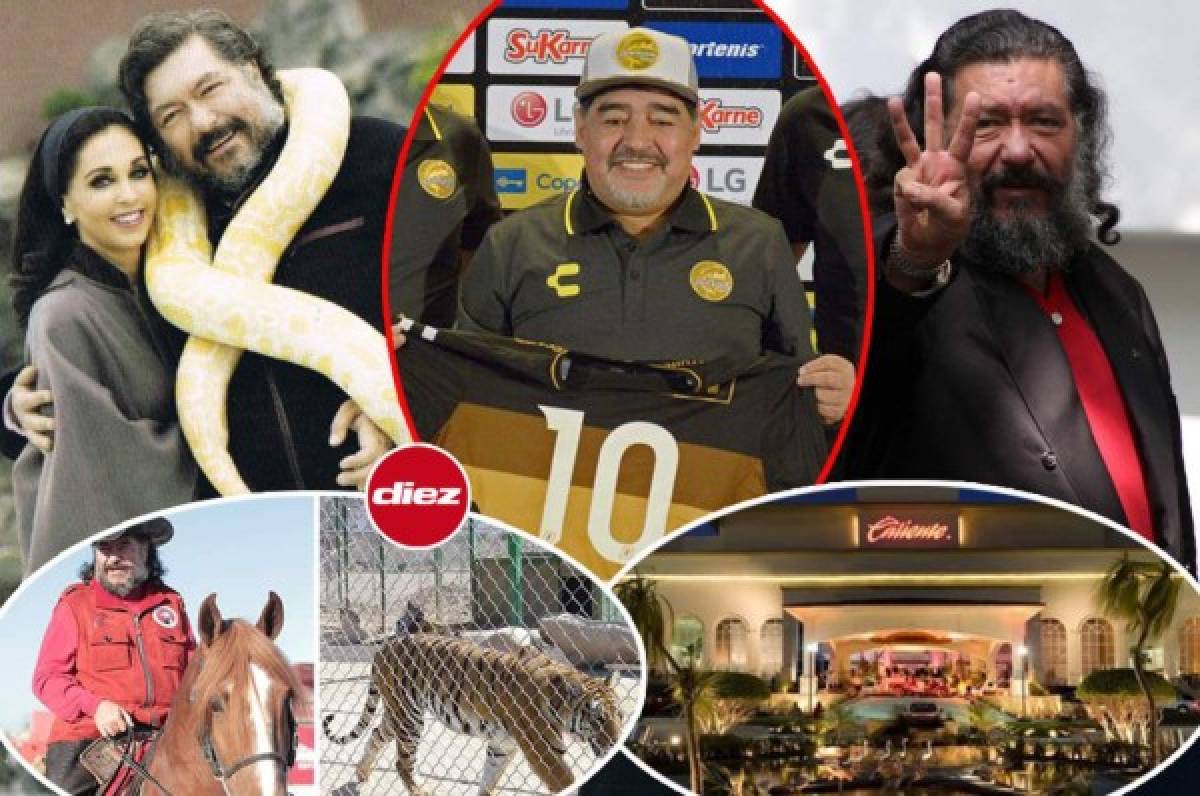 Armas, apuestas y tragos exóticos: Así es el dueño del Dorados de Sinaloa, el equipo de Maradona