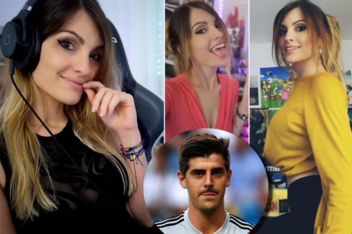 Así es Cristinini, la preciosa gamer que estaba siendo pretendida por Courtois en directo