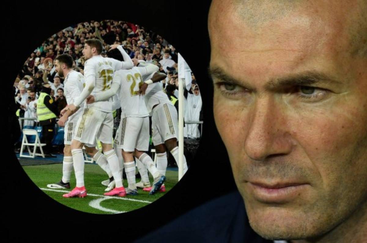 Zidane alaba el partido del Real Madrid ante Barcelona: 'Merecimos la victoria, los ahogamos'