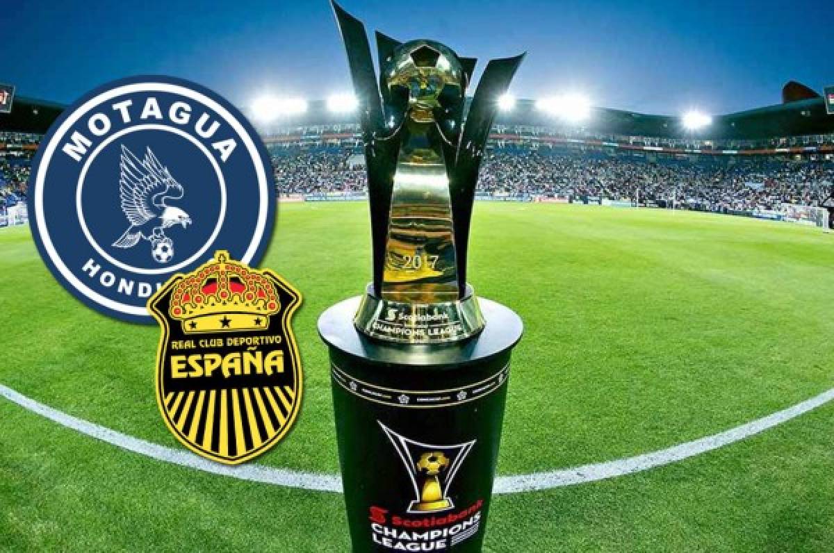 Real España y Motagua ya conocen sus posibles rivales en la Liga Concacaf