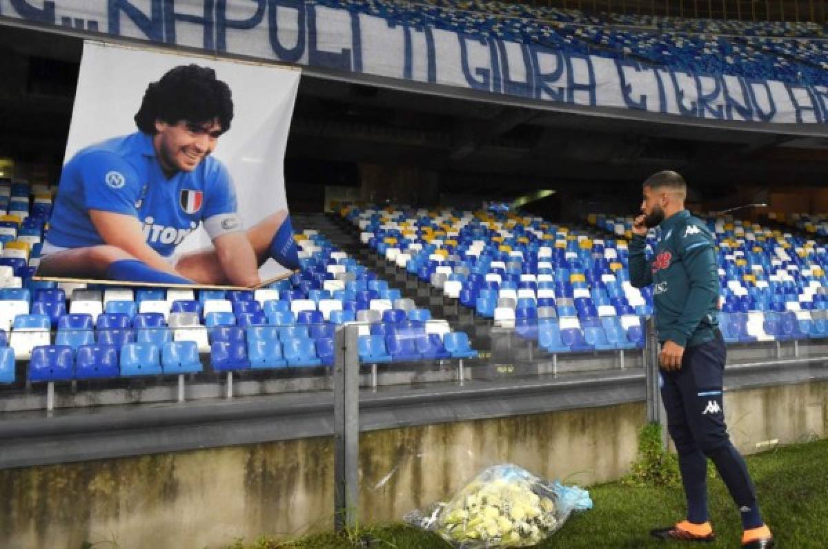 ¡Con todo el corazón al 'pelusa'! Lorenzo Insigne rindió emotivo homenaje a Diego Armando Maradona