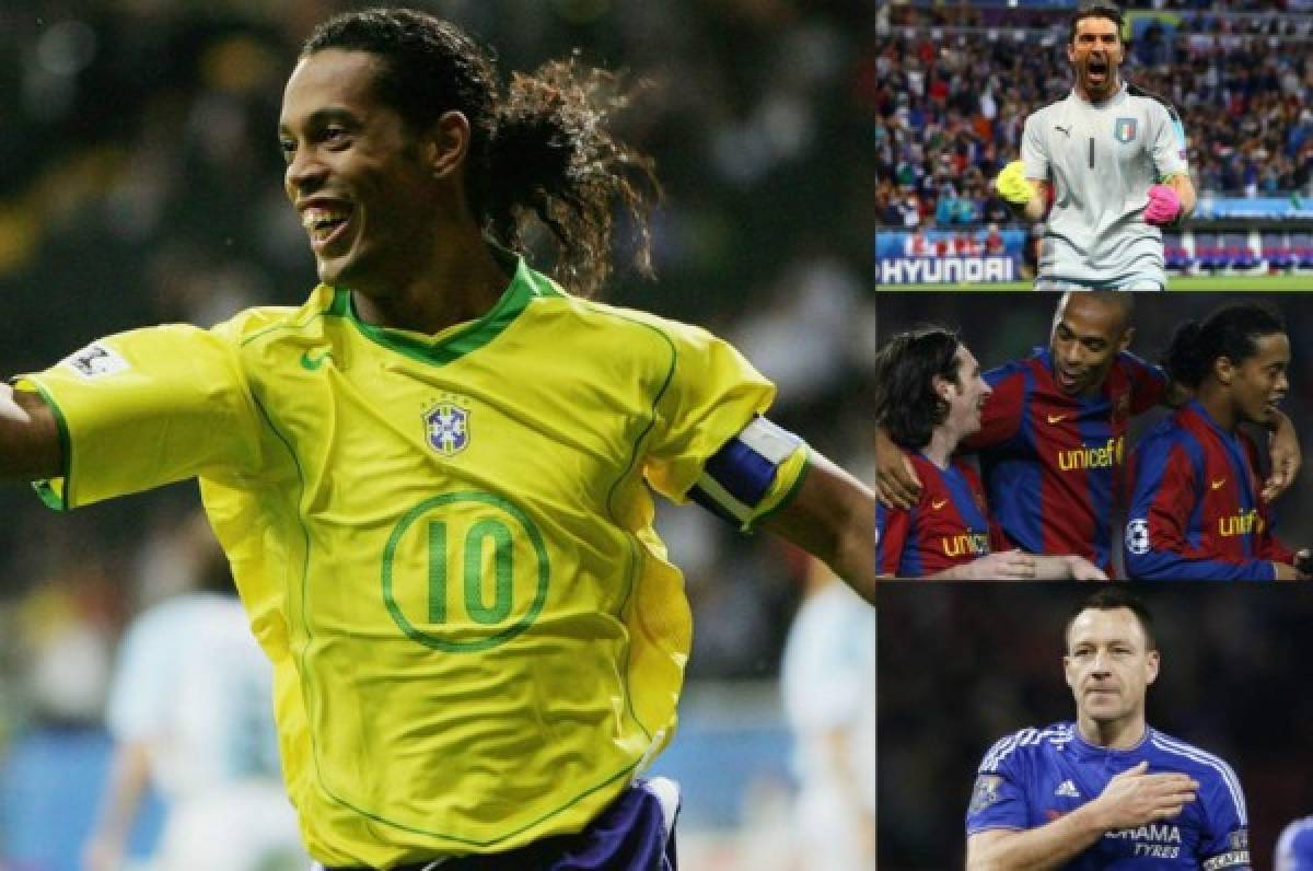El espectacular once ideal de la sonrisa del fútbol: Ronaldinho