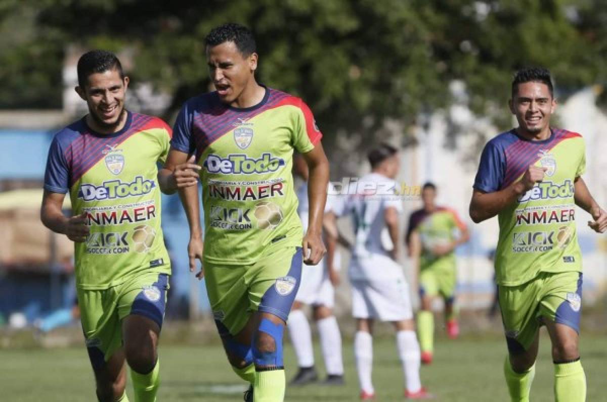 Óscar García puso a ganar al Real de Minas sobre Platense. Foto Marvin Salgado.