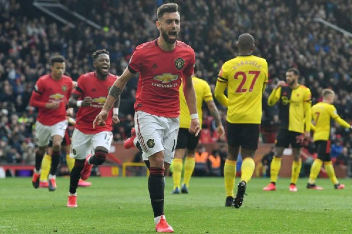 Manchester United golea al Watford y se mete en los puestos de Champions