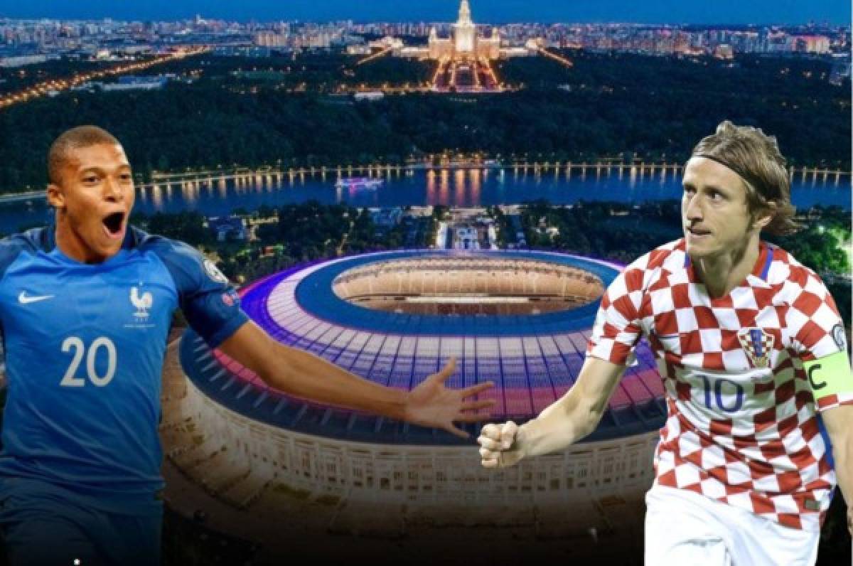 Francia vs Croacia: Hora, día y dónde ver la final del Mundial de Rusia 2018