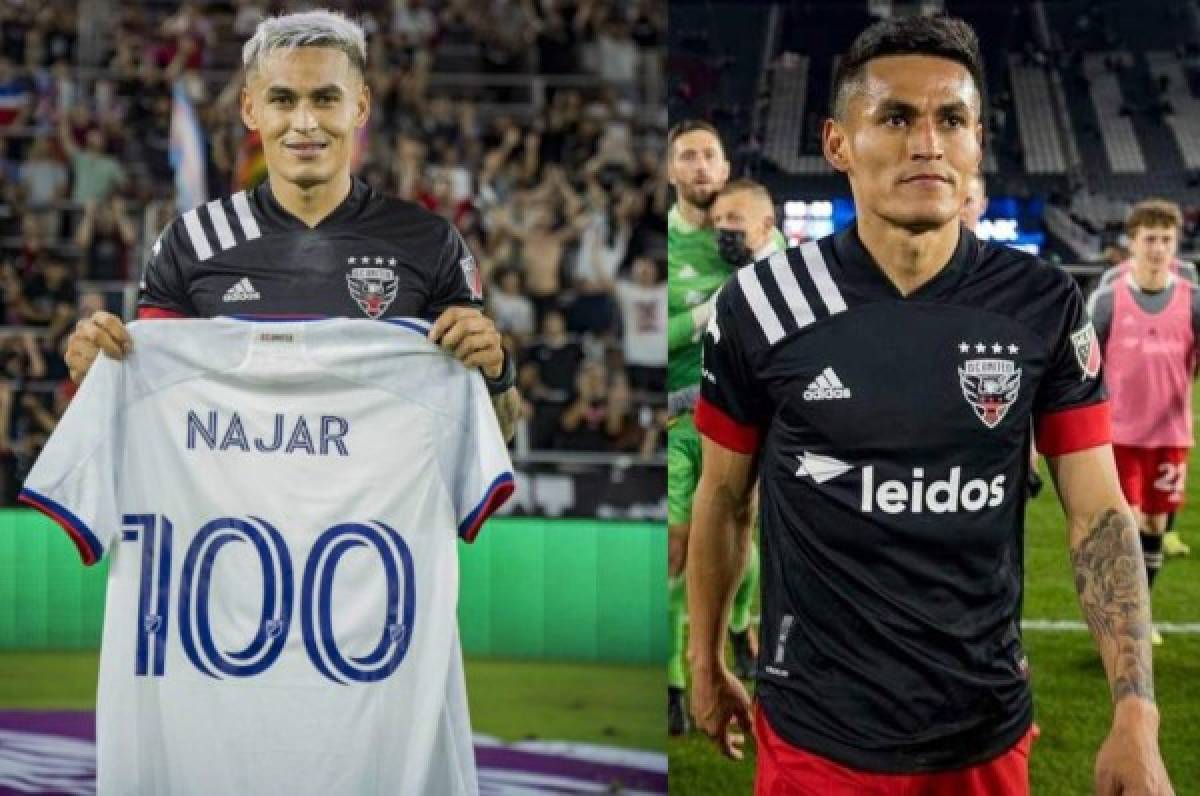 Andy Najar llega al centenario de partidos con DC United de la MLS y entra a exclusiva lista de legionarios