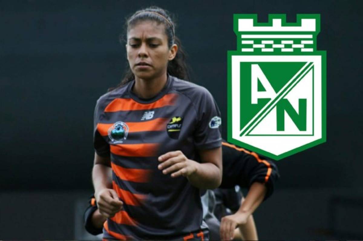 Hondureña Katherine Rodríguez irá a una pasantía al Atlético Nacional de Colombia