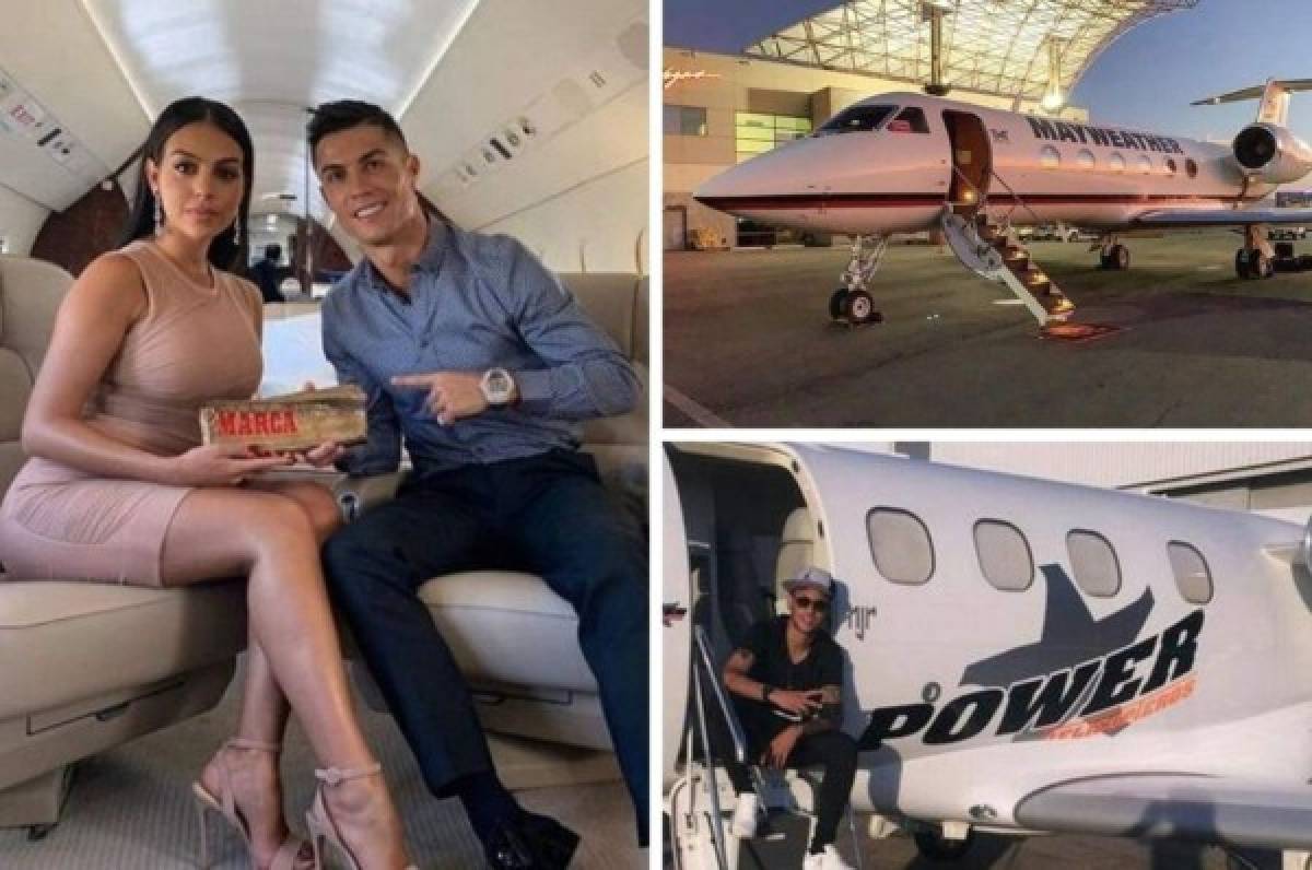 Así son los aviones privados de los famosos: Desde Neymar hasta Jennifer López y A-Rod