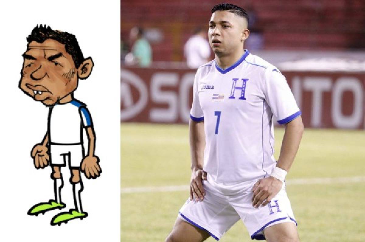 ¡Para morir de risa! Seleccionados de Honduras en cómics ¿se parecen?