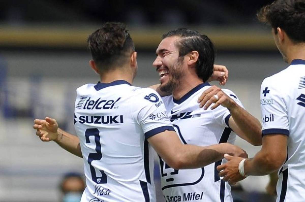 Liga MX: Pumas vence 3-0 a San Luis y se mantiene líder invicto; América empata y baja al cuarto puesto