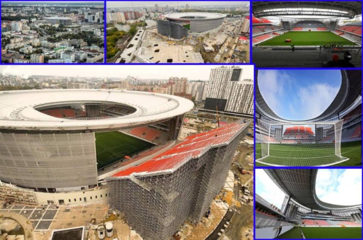 Ekaterimburg Arena, el estadio más raro del Mundial de Rusia 2018