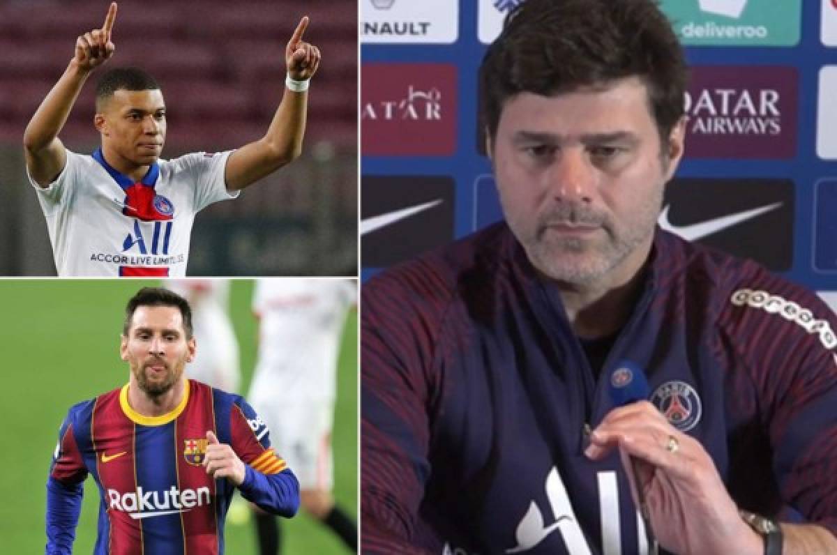 ¿Messi o Mbappé? La pregunta que enojó al técnico Mauricio Pochettino y su cruda reacción