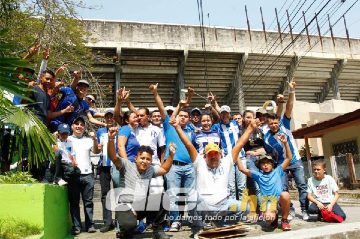 Así luce San Pedro Sula a horas previas de Honduras - Costa Rica