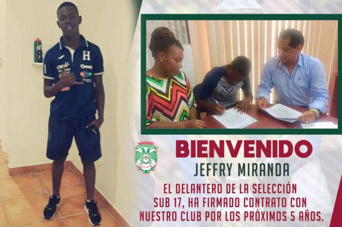 Marathón ficha a la promesa del fútbol hondureño de apenas 16 años
