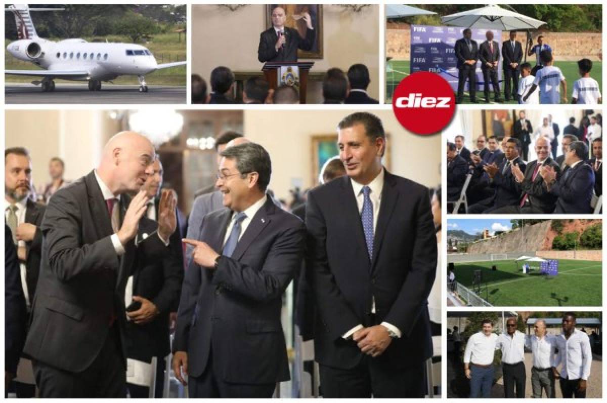 ¡Estuvo en El Birichiche! La visita de Gianni Infantino, presidente de FIFA, a Honduras