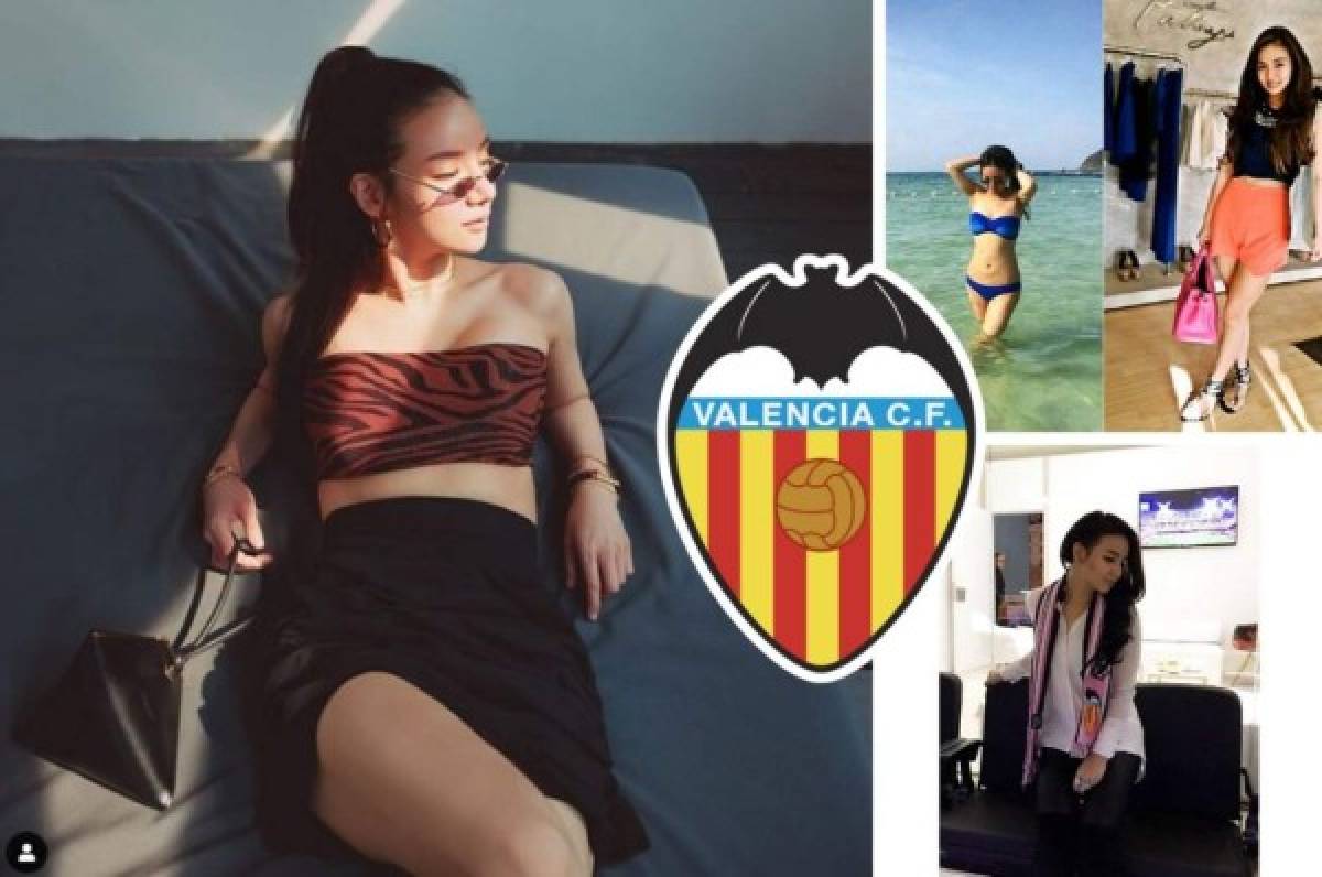 Así es Kim Lim, la polémica y sexy hija del dueño del Valencia que indignó a la afición del club