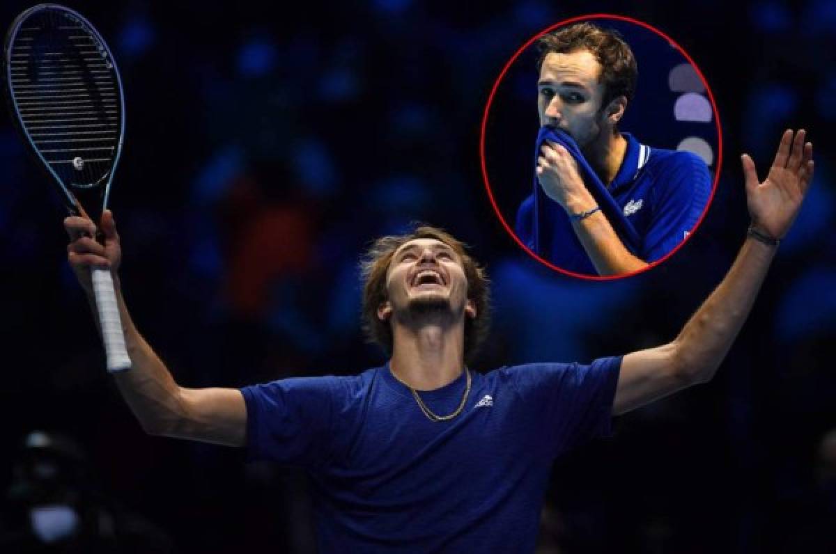 Bombazo en el tenis: Zverev, tras eliminar a Djokovic, doblega a Medvedev y es el nuevo rey del ATP Finals
