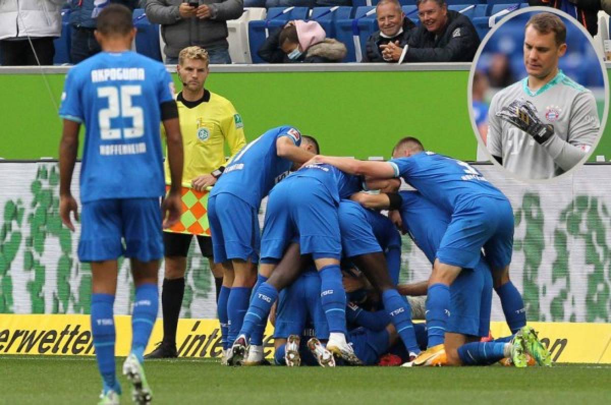 Adiós al invicto de casi 10 meses: ¡Perdió el Bayern Múnich en la Bundesliga ante el Hoffenheim!  