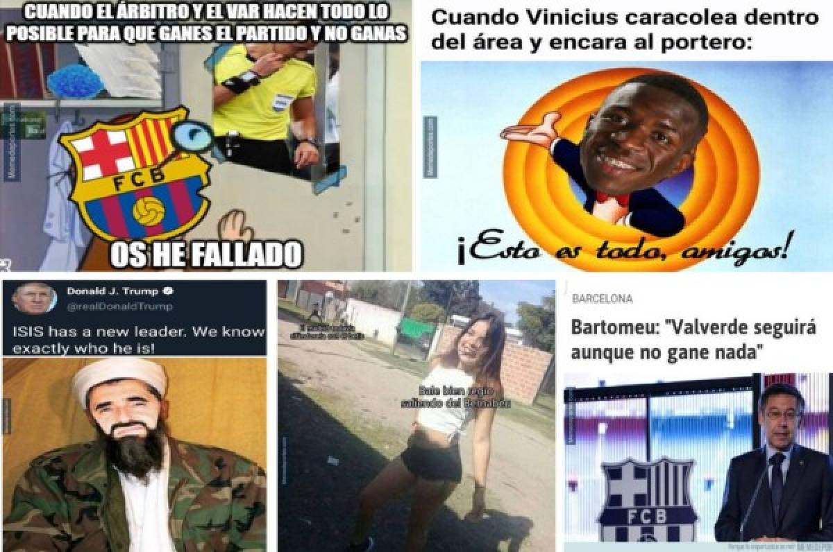 Barcelona y Real Madrid, víctimas favoritas de los memes más divertidos de la semama   