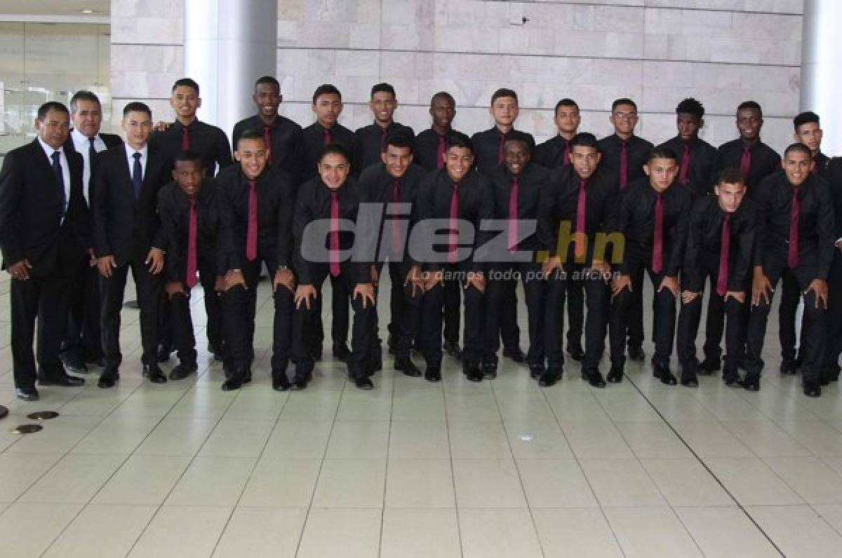 La Selección Sub-17 de Honduras viajó rumbo a España
