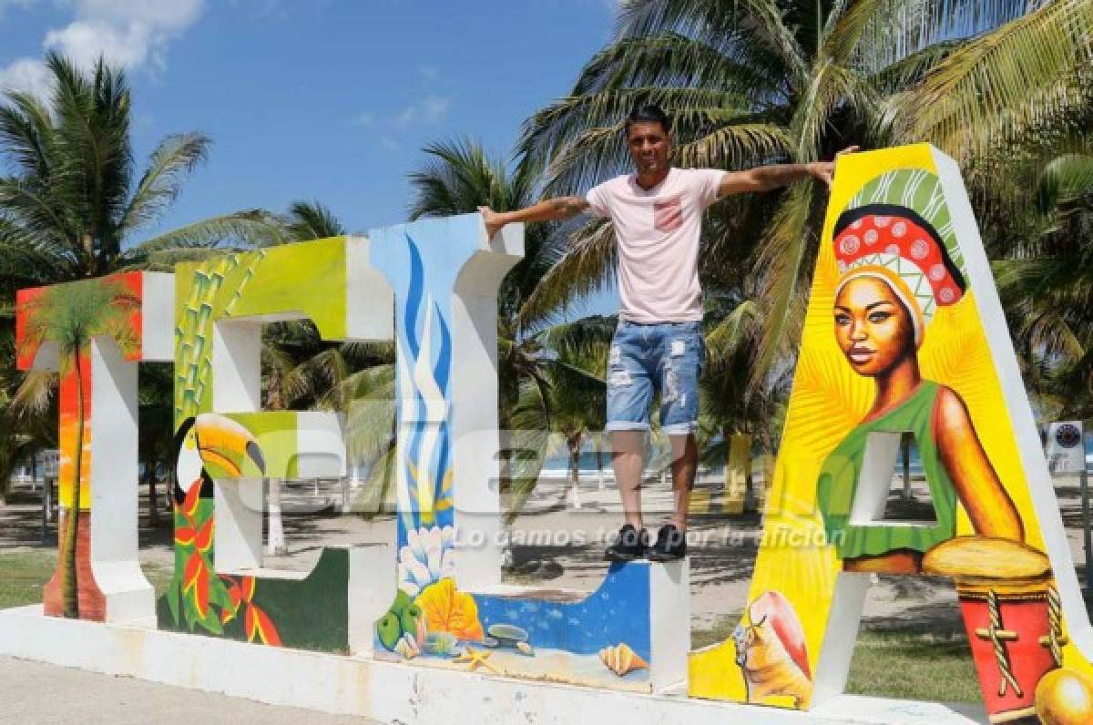 ¡Sol, playa y pan de coco! Así es la vida de Ramiro Bruschi con el Tela en la Liga de Ascenso