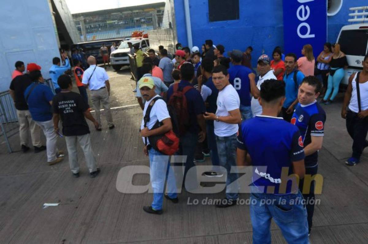 ¡Ambientazo! Así viven los aficionados de Motagua la previa ante Herediano