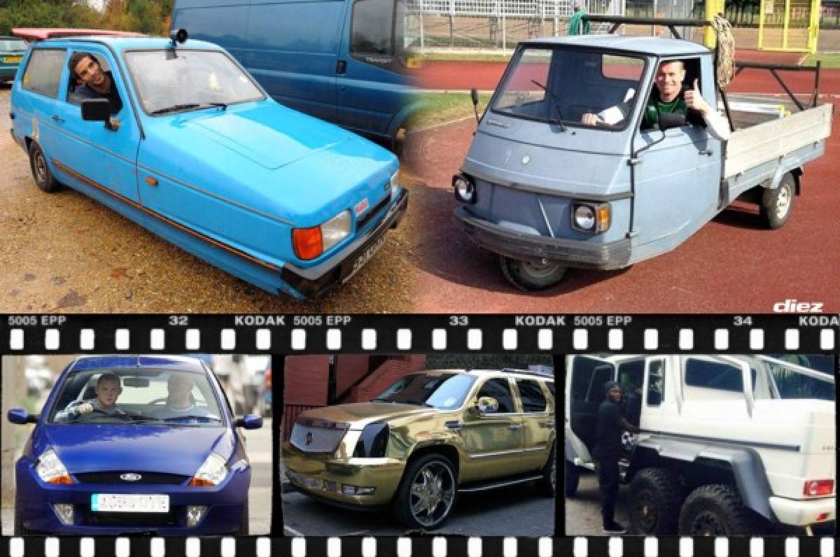 Uno de seis llantas y Balotelli sorprendió: estos son los carros más raros que tuvieron los futbolistas