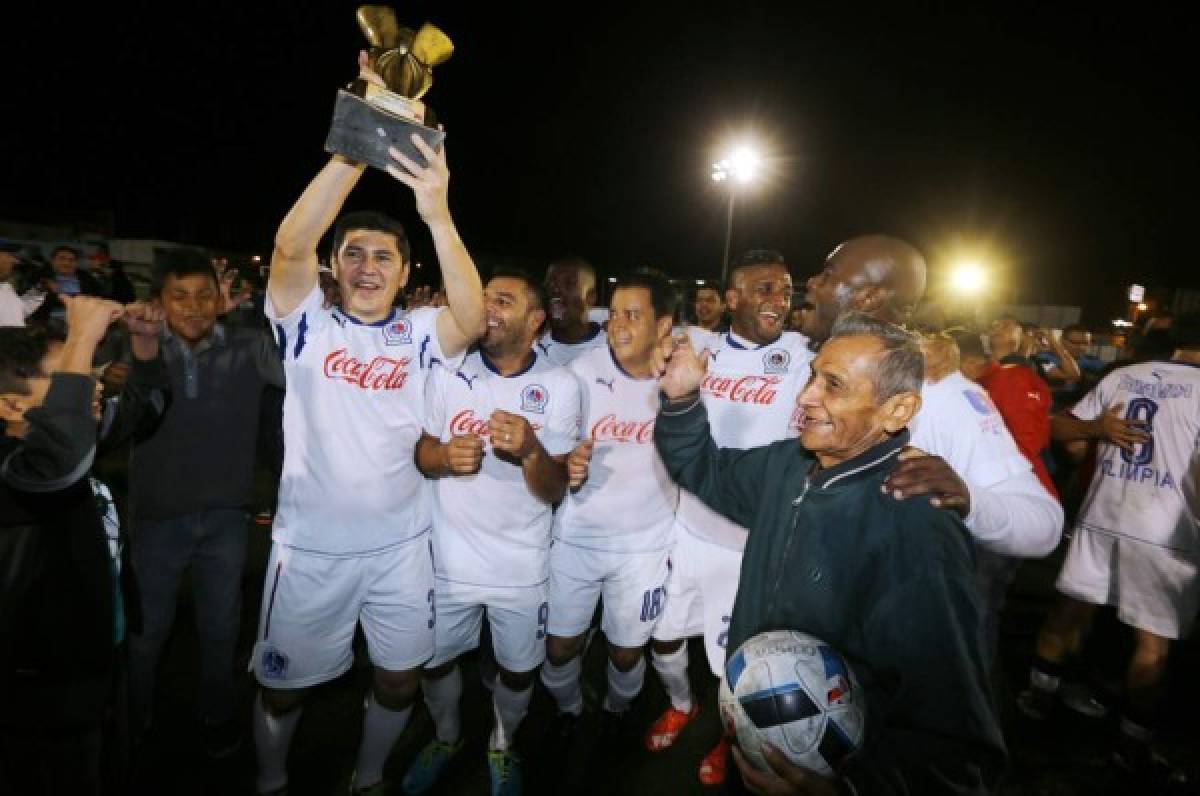 En veteranos, el Olimpia ganó la Copa Amistad al Motagua