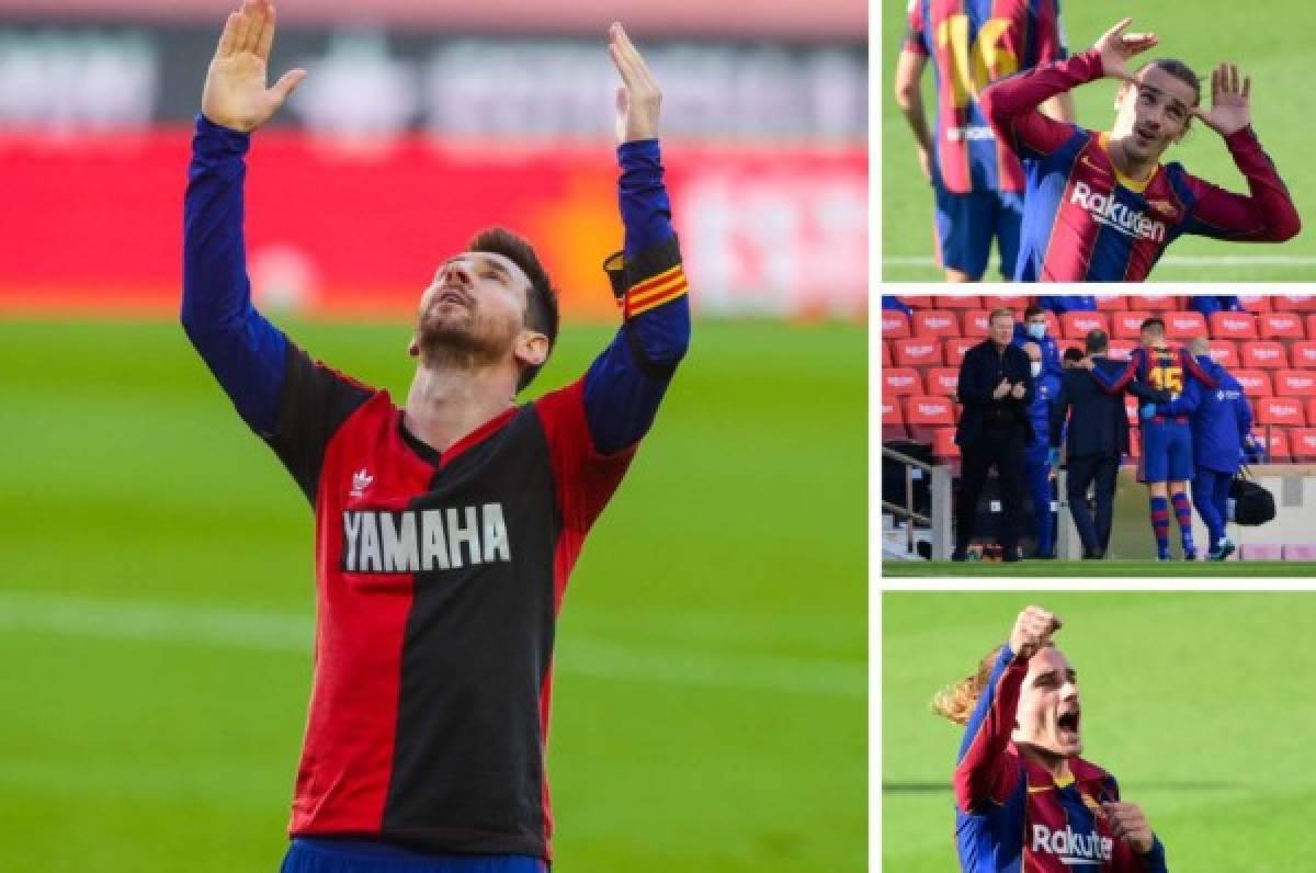 El mejor homenaje de Messi a Maradona, el festejo de Griezmann y el nuevo problema de Koeman