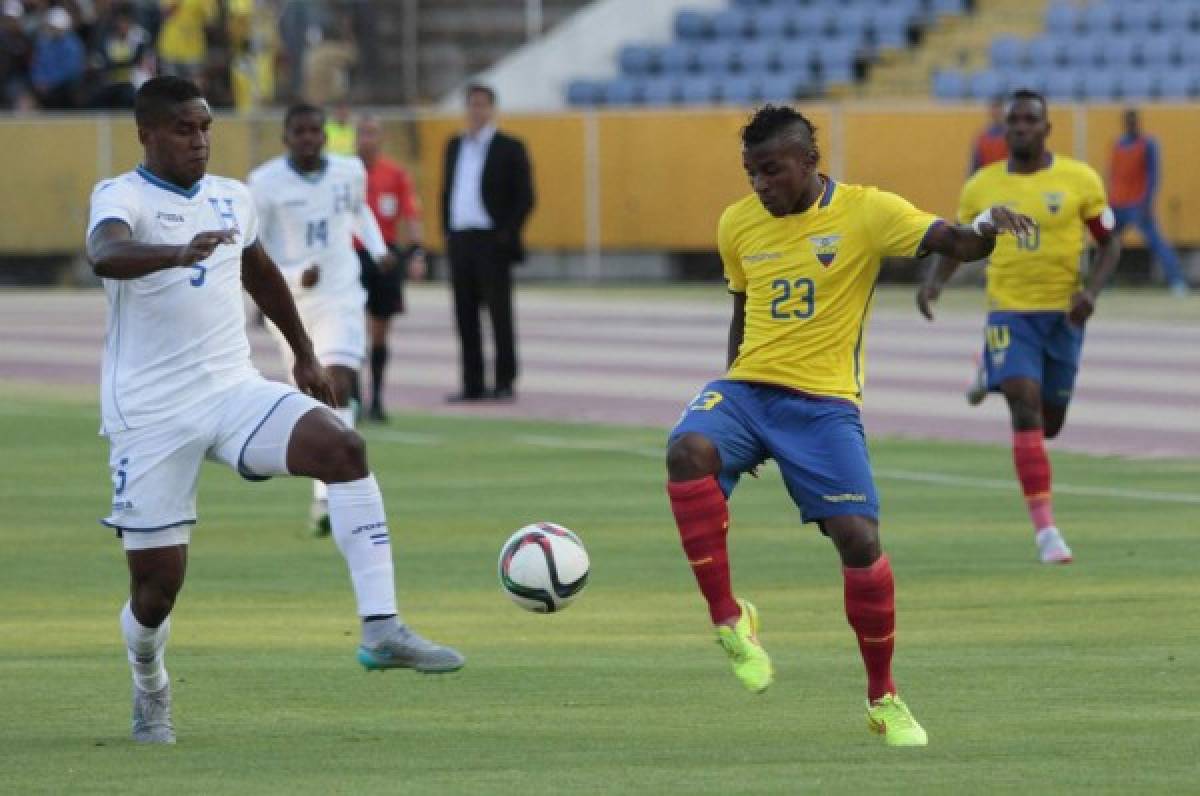 Selección de Honduras jugará ante un Ecuador sin sus estrellas