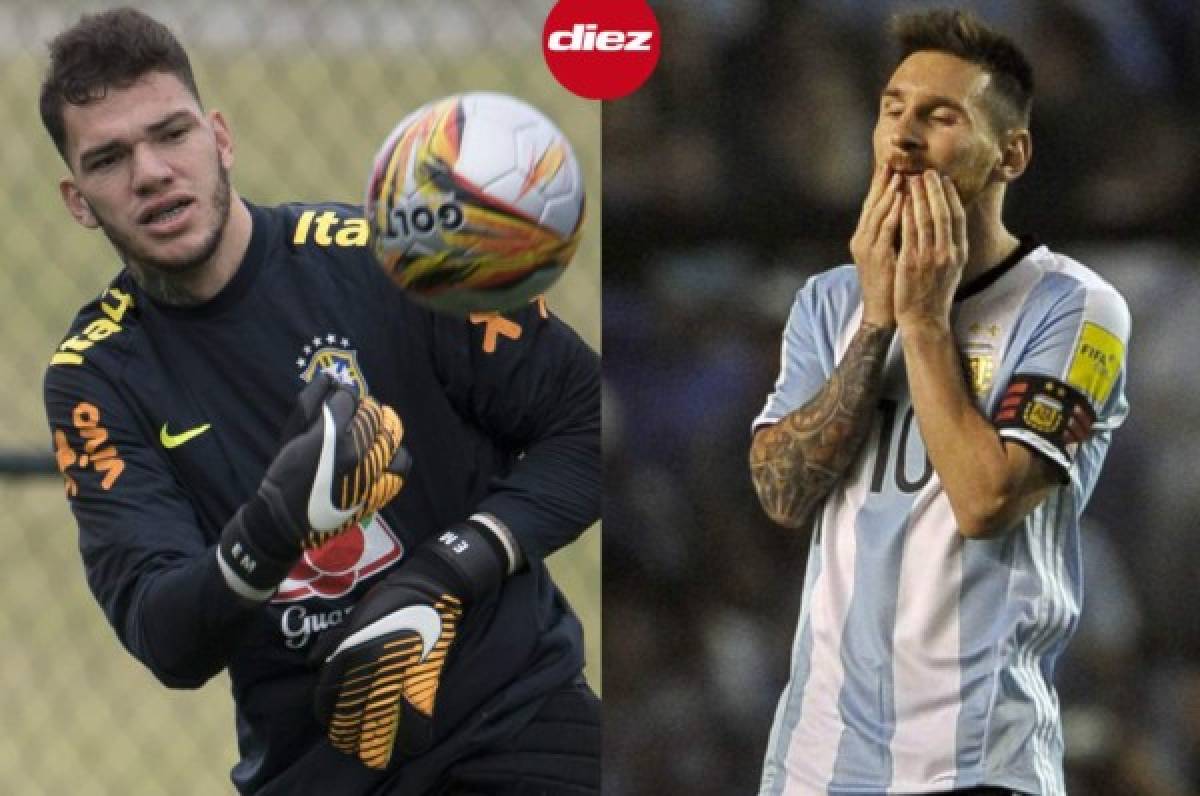 Ederson : ''No tiene importancia si Messi queda fuera del mundial''