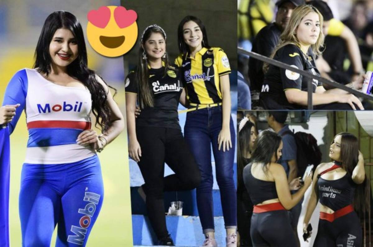 ¡Unas bellezas! Las chicas que enamoraron en el Morazán y Excélsior por Liga Nacional