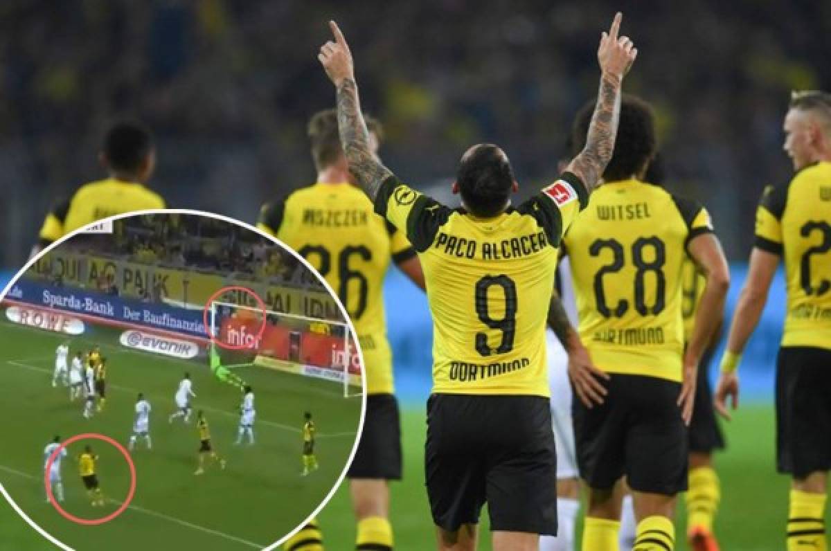 Paco Alcácer se estrena con golazo en el triunfo del Borussia Dortmund