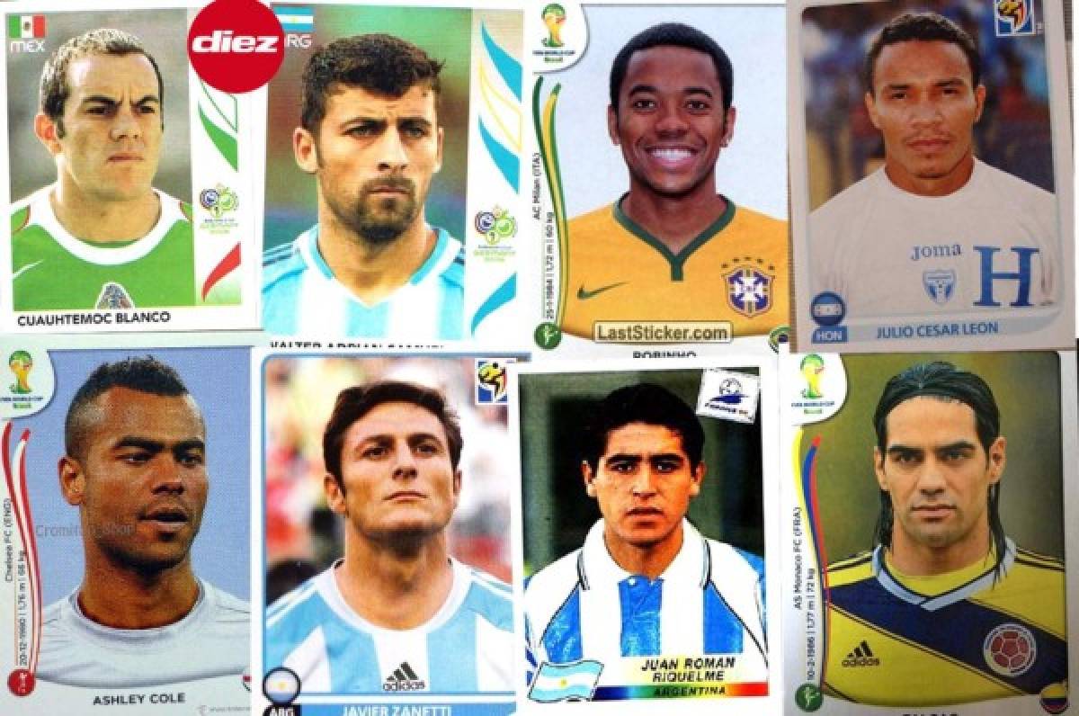 ¡Siete hondureños en lista! Futbolistas que salieron en el álbum Panini pero no jugaron el Mundial