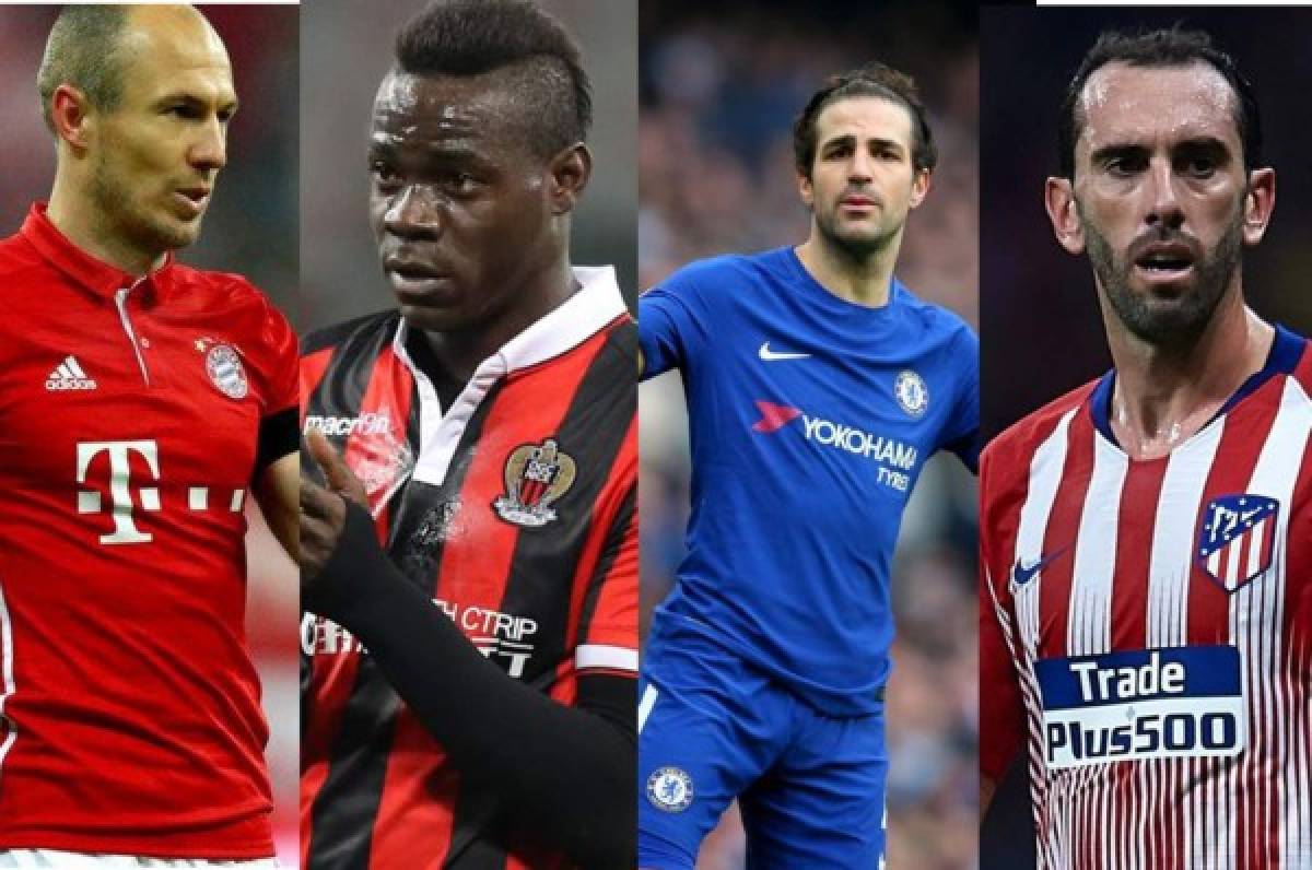 TOP: 15 futbolistas que podrán negociar con cualquier club a partir del 1 de enero de 2019
