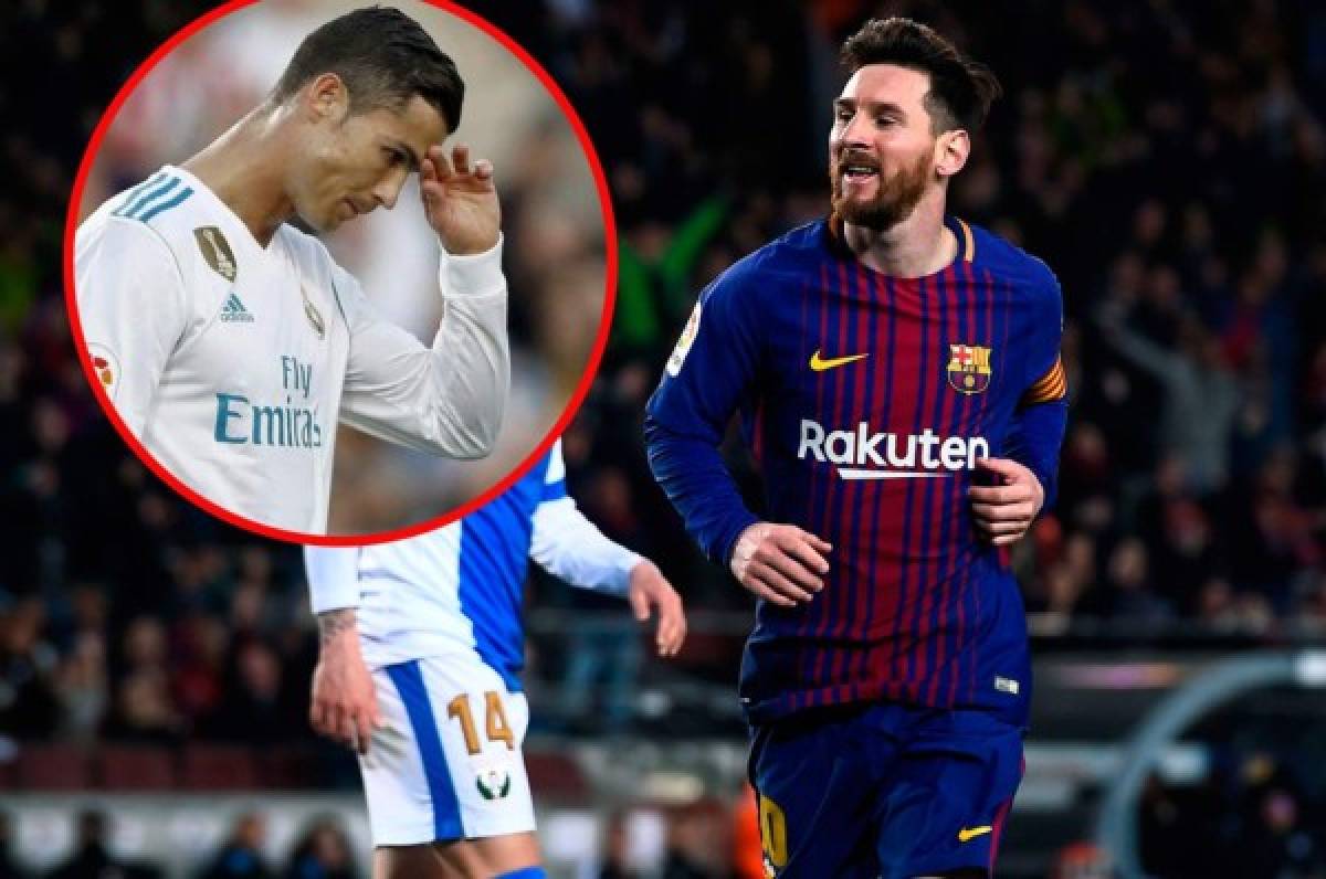 ¡Lo dejó botado! La tabla de goleadores en España tras el hat-trick de Messi
